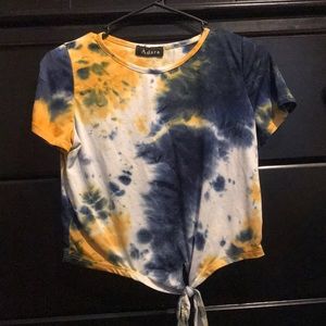 Tie dye crop